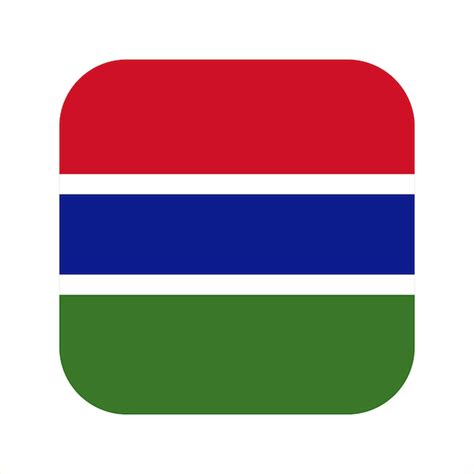 Premium Vector | Gambia flag simple illustration for independence day or election