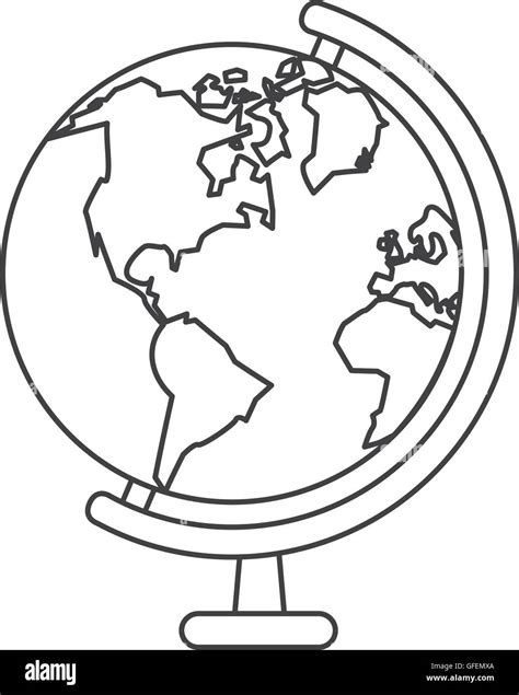 earth map icon Stock Vector Image & Art - Alamy