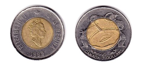 Pockets Full of Change: Wednesday World Coins & Currency - Canada $2 (Toonie) 2012 & 1999