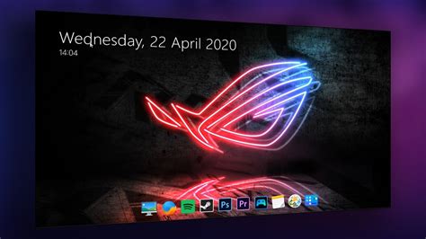 How To Make Windows 10 Look Amazing | Asus ROG Theme - YouTube