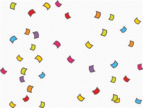 HD Colorful Paper Confetti Clipart PNG | Paper confetti, Clip art, Color