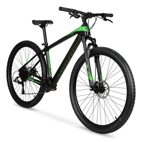 Hyper Bicycles 29in Men's Carbon Fiber Mountain Bike, Black/Green - Walmart.com - Walmart.com