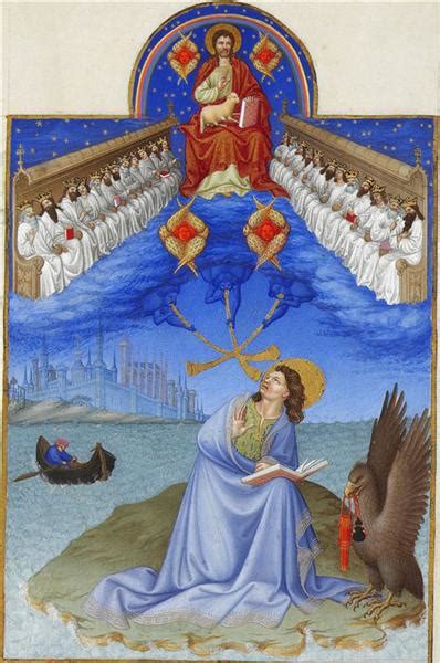 Saint John on Patmos - Limbourg brothers - WikiArt.org