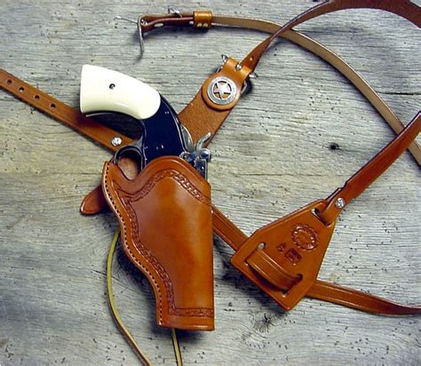 Schofield Shoulder Holster | Old West Leather, Buckles, Cowboy Holsters, Custom Western Belts