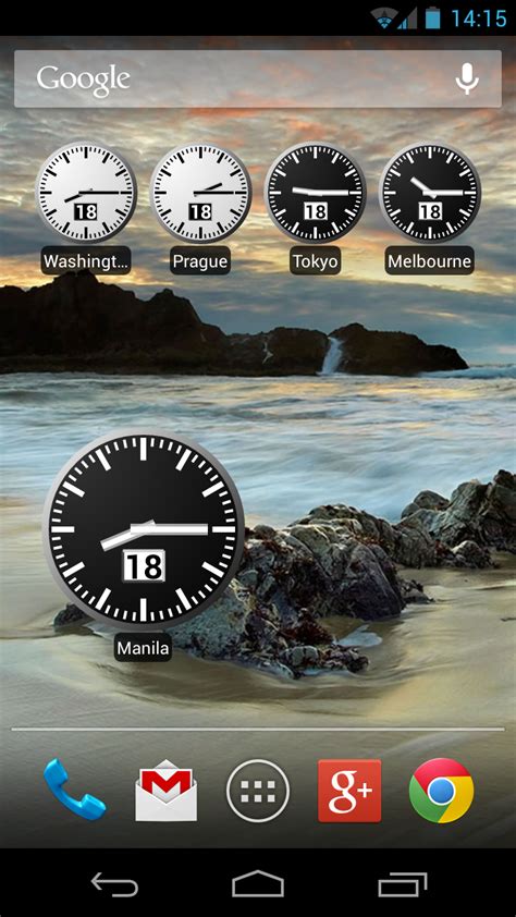 World Clock Widget :: Android Apps by Tomáš Hubálek