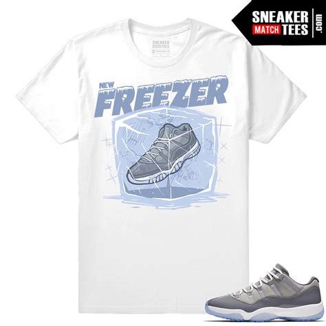 Air Jordan XI Low Cool Grey Shirt - Sneaker Match Tees