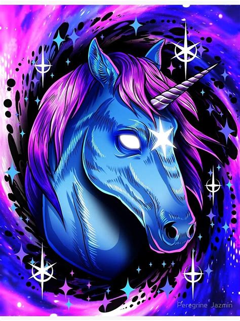 Black Hole Unicorn Poster by Peregrine Jazmin in 2022 | Unicorn poster, Unicorn art, Unicorn ...