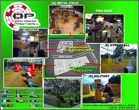 Eight INDOOR/OUTDOOR fields - Orlando Paintball