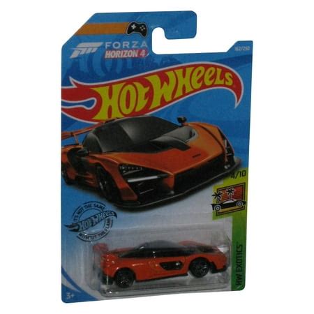 Hot Wheels Forza Horizon 4 HW Exotics 4/10 (2018) Orange McLaren Senna Toy Car 162/250 | Walmart ...