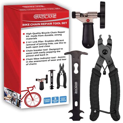 Buy GADLANE Universal Bike Chain Tool Kit 3 Pieces With Chain Pliers ...