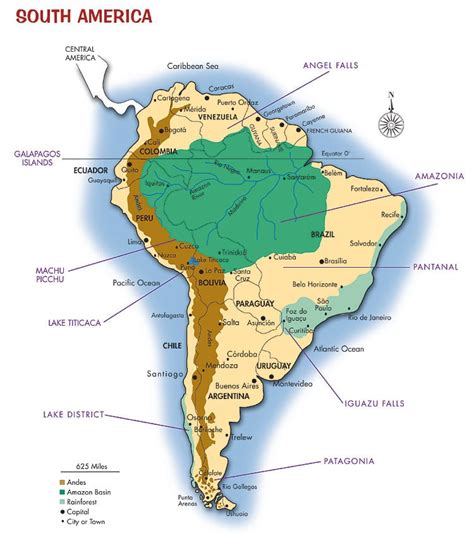 Iguazu Falls - Map Depicting Location