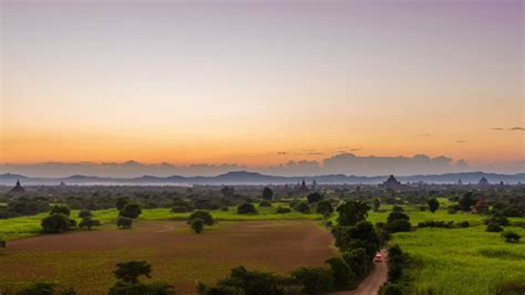 Bagan, Myanmar Landscape Day to Stock Footage Video (100% Royalty-free ...