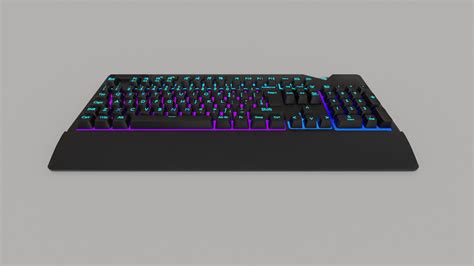 3D ASUS ROG RGB Gaming Keyboard Gaming Setups Model - TurboSquid 2079216