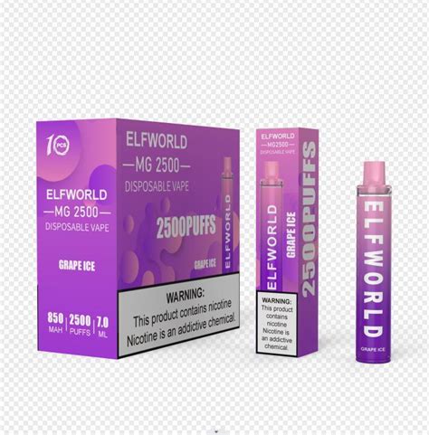 Wholesale Elfworld Mg 2500 Puffs Disposable Vape Pen Puffbar Vape Ultra 2500 - China Disposable ...