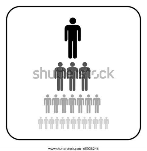 Organizational Corporate Hierarchy Chart Company Symbol Stock Vector ...