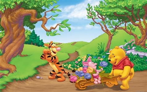 🔥 [50+] Winnie the Pooh Spring Wallpapers | WallpaperSafari