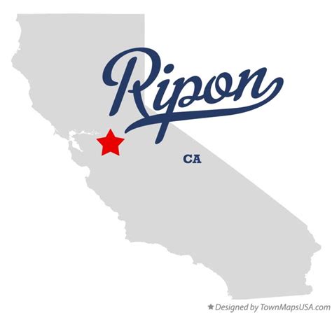 Map of Ripon, CA, California