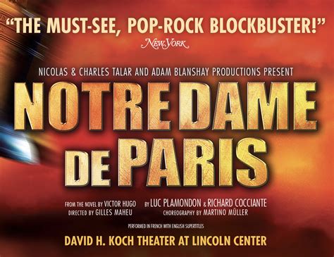 Notre Dame de Paris: Celebrating 25th Anniversary with a Broadway ...