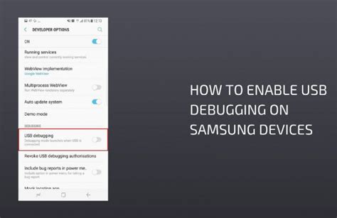 How to Enable Usb Debugging on Samsung Android Devices