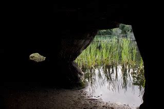 Lake Wood, Uckfield - Sandstone Boat House Cave, Lake View… | Flickr