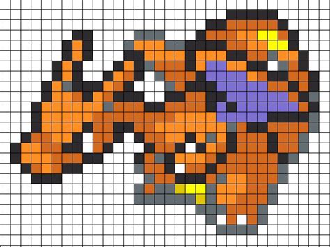 charizard pixel art grid - carswallpaperspic