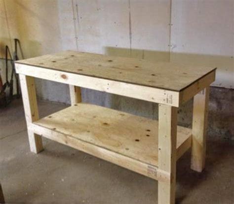 Easy DIY Garage Workshop Workbench | Knock-Off Wood | Bloglovin’