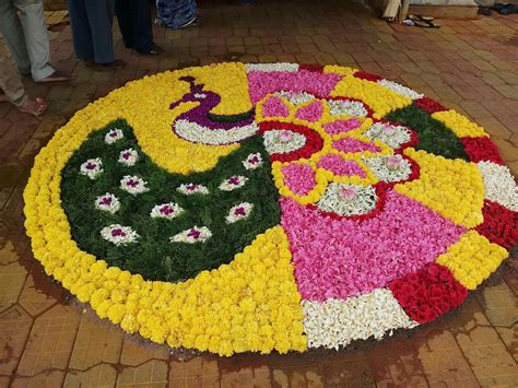 Onam Pookalam Designs Photos And Simple Pookalam Designs - Kerala9.com