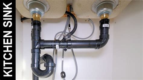 How to Connect a Kitchen Sink Drain - YouTube | Sink plumbing, Sink drain, Kitchen sink plumbing