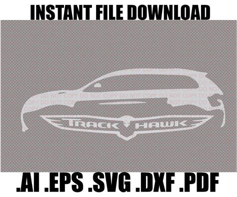 Jeep Track Hawk Svg Dxf Ai Eps Pdf File Clip Art INSTANT | Etsy