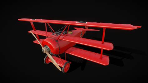 Red Baron Triplane - Buy Royalty Free 3D model by Mikaël Sévère (@msevere) [0066990] - Sketchfab ...