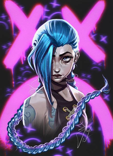 Jinx. Arkane | Tutorial di disegno, Idee per tatuaggi, Arte