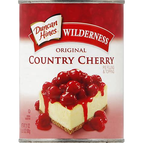 Duncan Hines Pie Filling & Topping, Original, Country Cherry 21 Oz ...