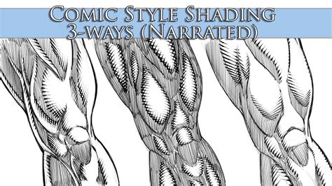 How to Shade in a Comic Book Style - 3 Ways - Narrated | Comic book drawing, Comic book style ...