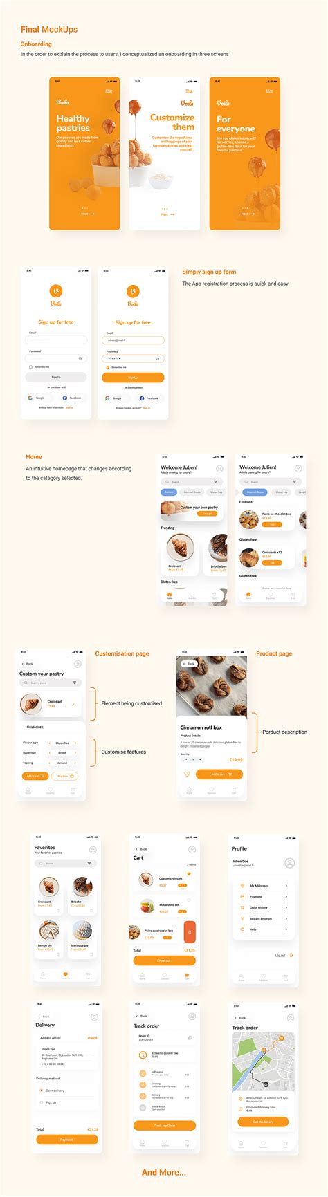 Voila App - UX Case Study on Behance