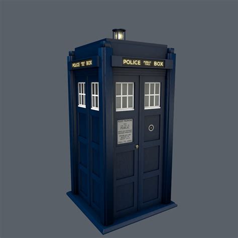 free tardis brachacki version 3d model