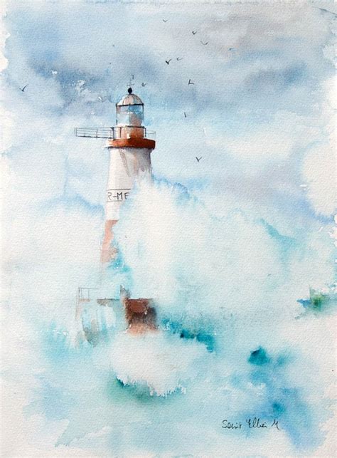 Aquarelles marines par Martine JACQUEL - Aquarelliste - Watercolorist artist | Monochromatic art ...