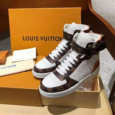 Louis Vuitton LV Unisex Boombox Sneaker Boot in Embossed Lamb Leather ...