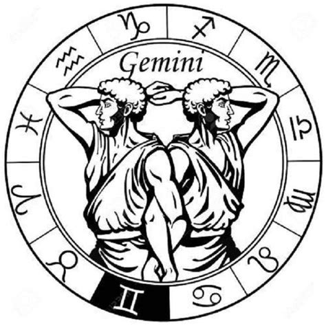 Gemini zodiac sign | Zodiac wheel, Taurus constellation tattoo, Gemini art