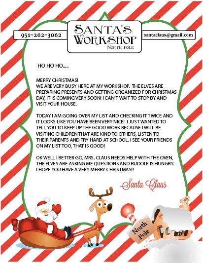 15 Free Printable Letters from Santa Templates - Spaceships and Laser Beams