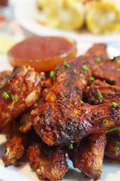 BBQ Baked Chicken Wings - A Food Lover's Kitchen