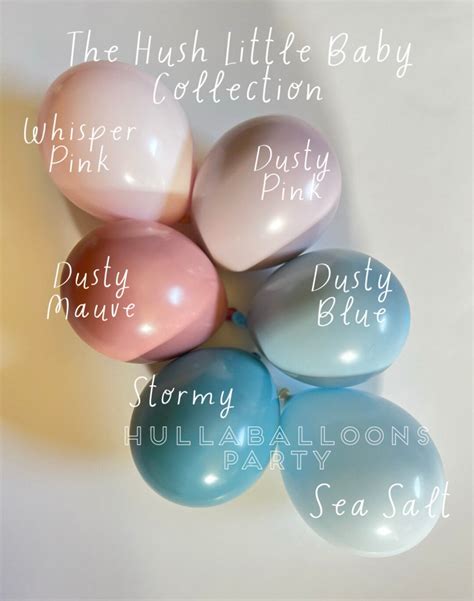 Gender Reveal Balloons Individual Balloons Create Your Own Garland Double Layered Balloons Oh ...