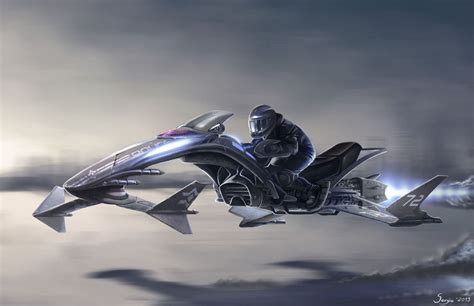 Flying bike concept Futuristic Technology, Futuristic Cars, Futuristic ...