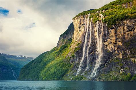 The Seven Sisters Waterfall Landmark, Norway | Yacht Charter Fleet