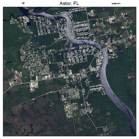 Aerial Photography Map of Astor, FL Florida