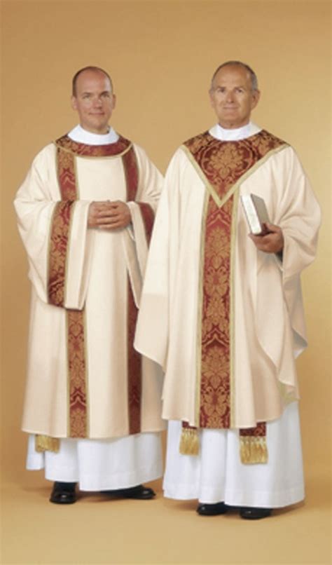 Dalmatic | Catholic priest vestments, Filipino clothing, Catholic deacon