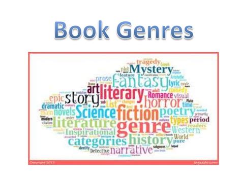 Book genres lesson