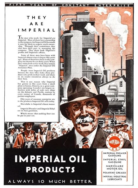 Imperial Oil Ltd 1930 | Imperial, Oils