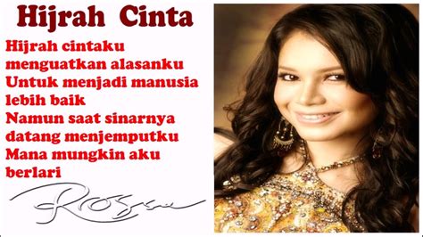 [CHORD] Lirik Lagu Hijrah Cinta - Rossa - Wolupedia NET.