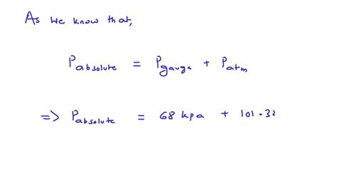 SOLVED:An inflated football has a gauge pressure of 68 kPa. What is the ...