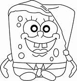 Happy SpongeBob Running Coloring Page  Free Printable Pages sketch template